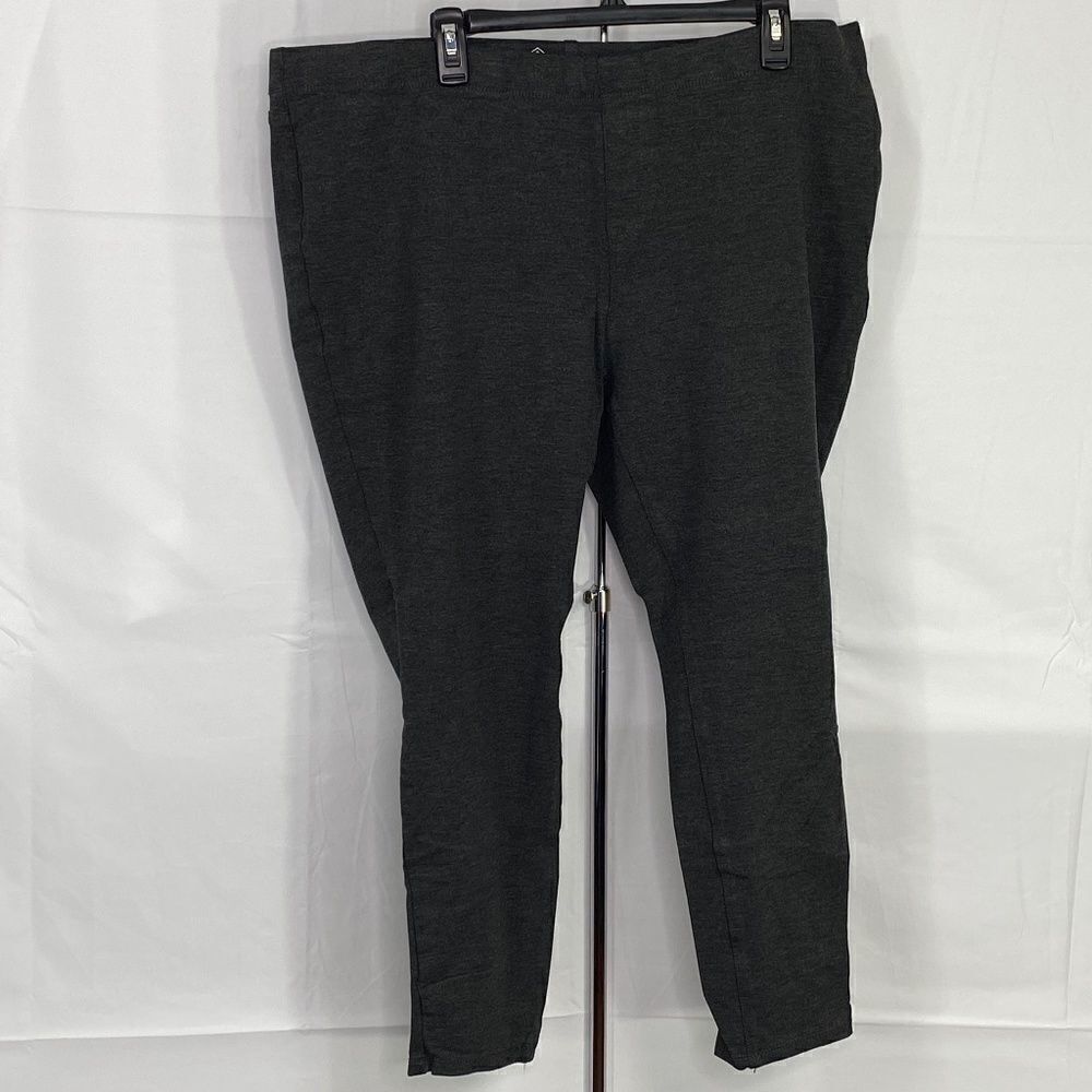 St John’s Bay Skinny Leg Gray trouser leggings 2X